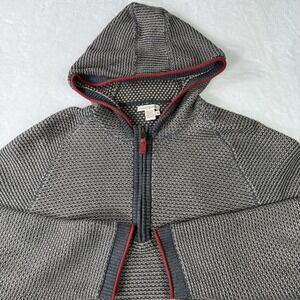 Carbon 2 Cobalt Hoodie Sweater Mens‎ XL Geometric 1/4 Zip Textured  100% Cotton